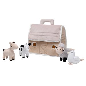 Baby Farm Plush Barn with Animals