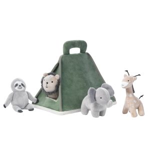 Safari Tent Interactive Plush Toy with Animals